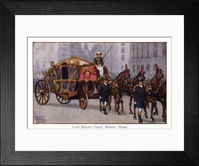 Framed Print : Londoners 1911 Framed Print : Londoners 1911