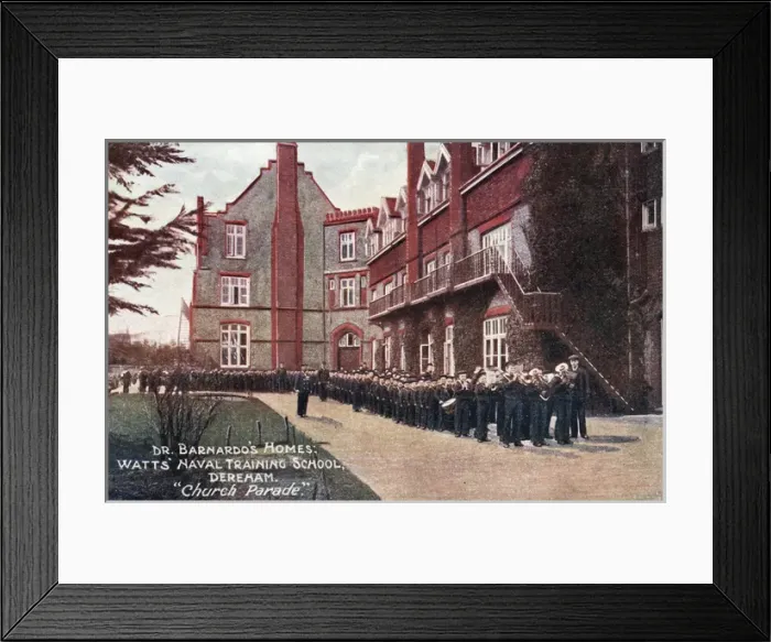 Framed Print : Church Parade, Barnardos Watts Naval Training School, Elmha Framed Print : Church Parade, Barnardos Watts Naval Training School, Elmha
