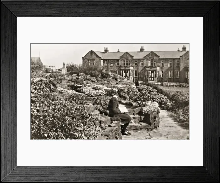 Framed Print : Rock Garden, National Childrens Home - Bramhope, West Yorks Framed Print : Rock Garden, National Childrens Home - Bramhope, West Yorks