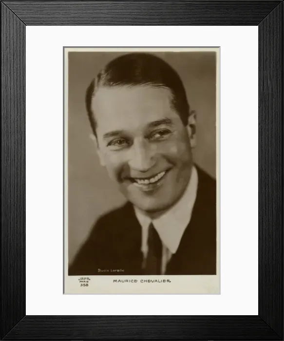 Framed Print : Maurice Chevalier Framed Print : Maurice Chevalier