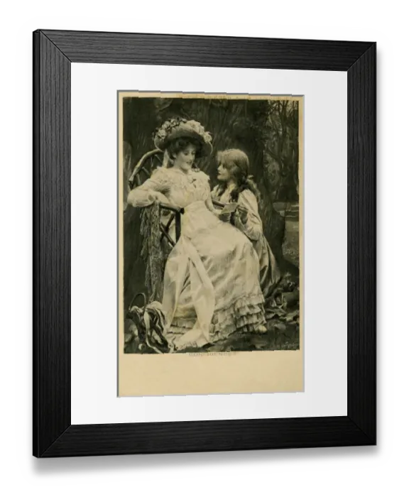 Framed Print : Confidences Framed Print : Confidences