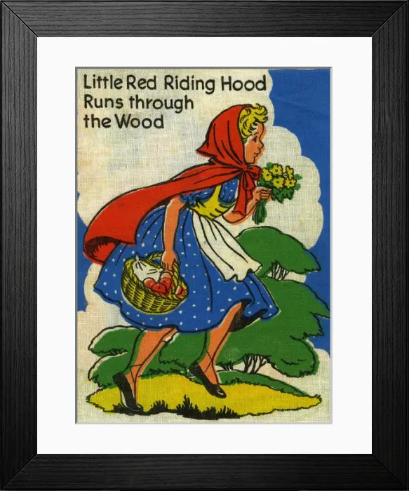 Framed Print : Red riding hood Framed Print : Red riding hood