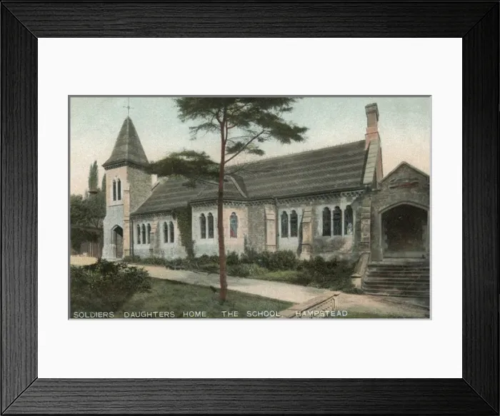 Framed Print : Soldiers Daughters Home, Hampstead Framed Print : Soldiers Daughters Home, Hampstead