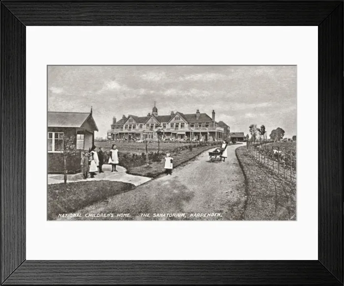 Framed Print : Sanatorium at National Childrens Home (NCH), Harpenden, Her Framed Print : Sanatorium at National Childrens Home (NCH), Harpenden, Her