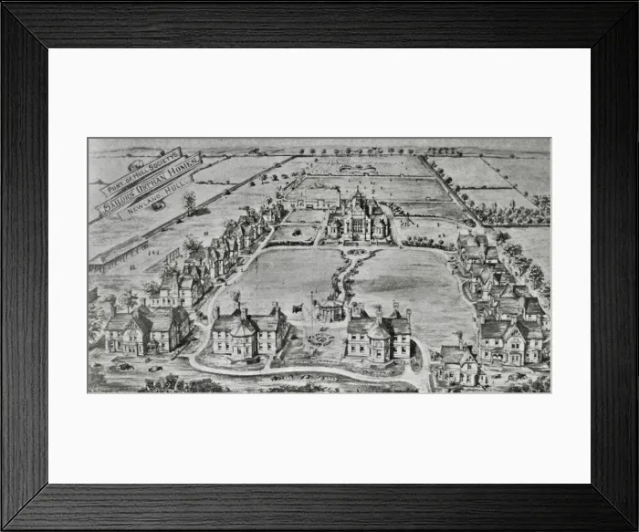 Framed Print : Hull Sailors Orphan Homes - Birds Eye View Framed Print : Hull Sailors Orphan Homes - Birds Eye View