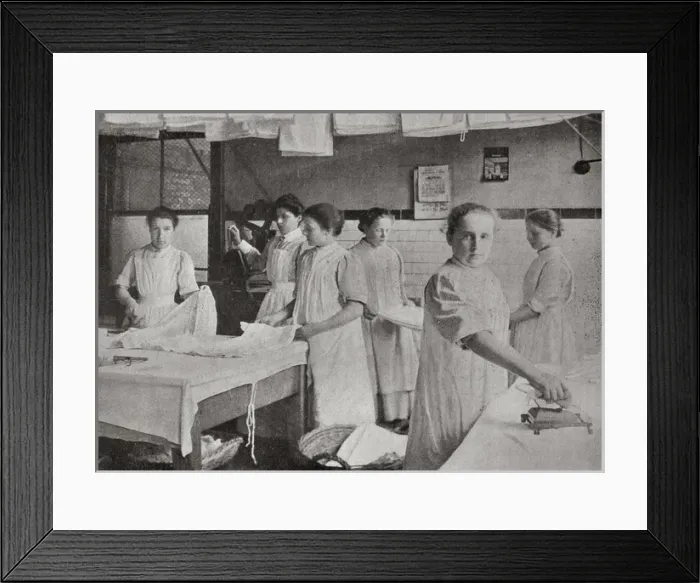 Framed Print : Hull Sailors Orphan Homes - Laundry Framed Print : Hull Sailors Orphan Homes - Laundry