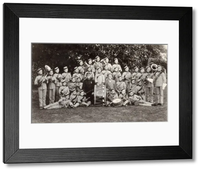 Framed Print : Kent County Industrial School for Boys, Ashford - Boys Wind Framed Print : Kent County Industrial School for Boys, Ashford - Boys Wind
