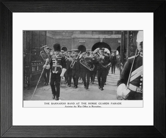 Framed Print : London Barnardos Boys Band Recruiting Framed Print : London Barnardos Boys Band Recruiting