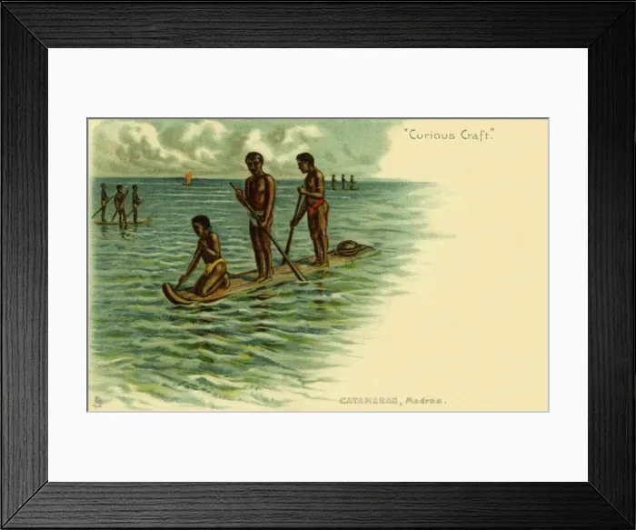 Framed Print : Indian catamaran Framed Print : Indian catamaran
