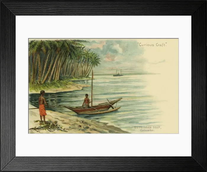 Framed Print : Outrigger, Colombo Framed Print : Outrigger, Colombo