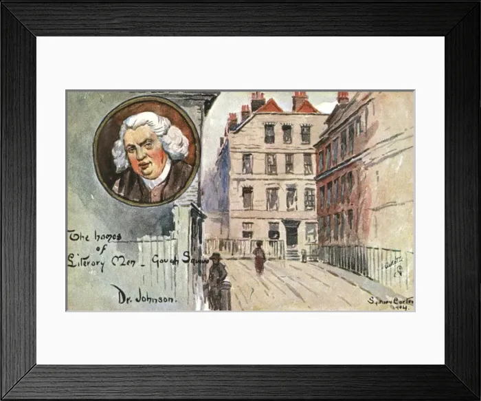 Framed Print : 17 Gough Square Framed Print : 17 Gough Square