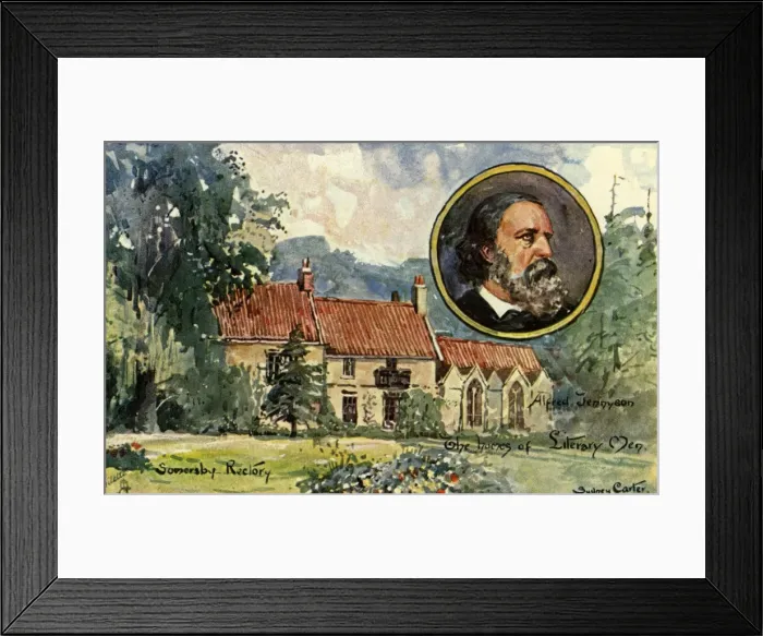Framed Print : Somersby Rectory Framed Print : Somersby Rectory