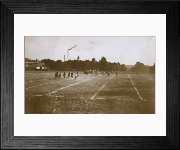Framed Print : American football game in progress, USA Framed Print : American football game in progress, USA