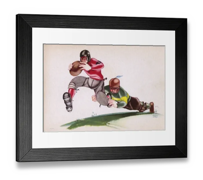 Framed Print : American football International Games, Turin, Italy Framed Print : American football International Games, Turin, Italy