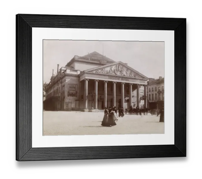 Framed Print : Theatre Royal and Opera House, Brussels, Belgium Framed Print : Theatre Royal and Opera House, Brussels, Belgium