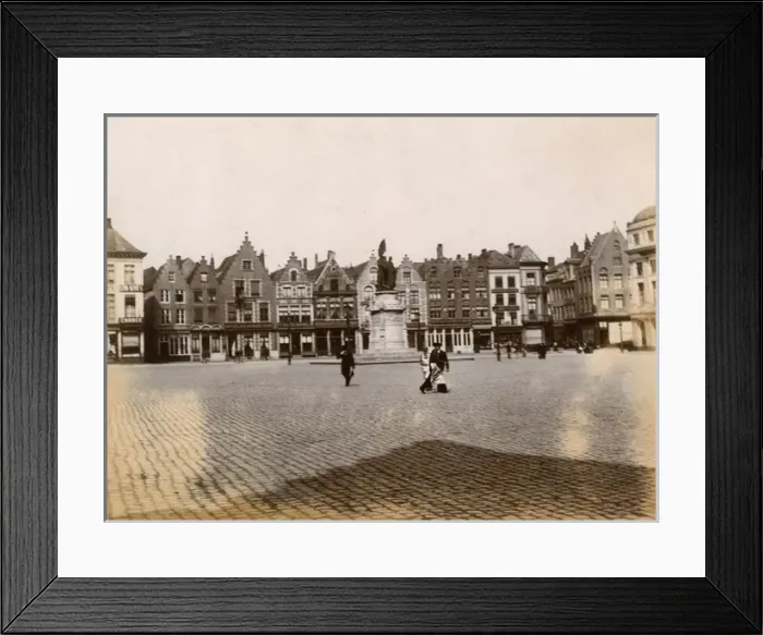 Framed Print : Market Square, Bruges, Belgium Framed Print : Market Square, Bruges, Belgium