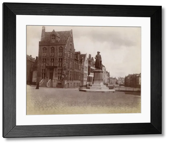 Framed Print : Jan van Eyck Square, Bruges, Belgium Framed Print : Jan van Eyck Square, Bruges, Belgium