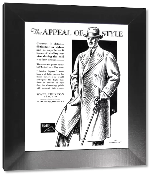 Golden Square coat advertisement