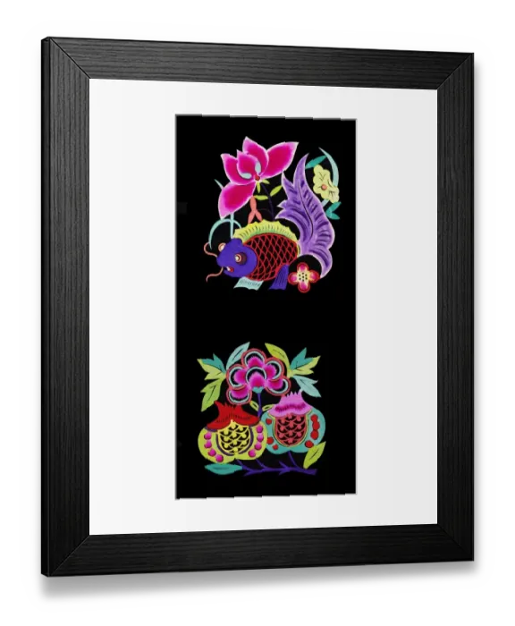 Framed Print : Chinese paper cuts, or Jianzhi
