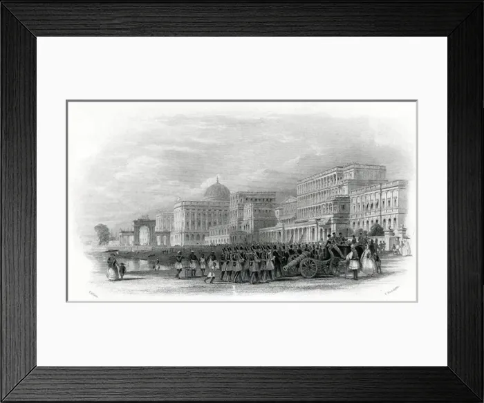 Framed Print : Kolkata - The Esplanade Framed Print : Kolkata - The Esplanade