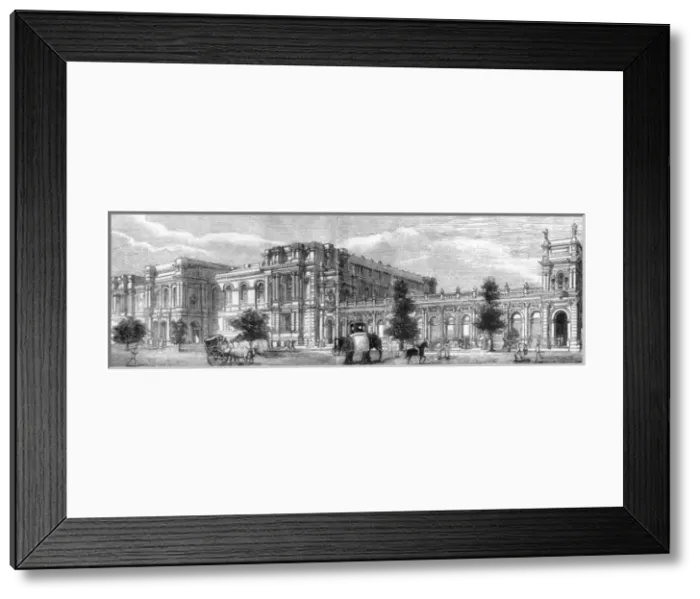 Framed Print : Kolkata - Imperial Indian Museum and annexe Framed Print : Kolkata - Imperial Indian Museum and annexe
