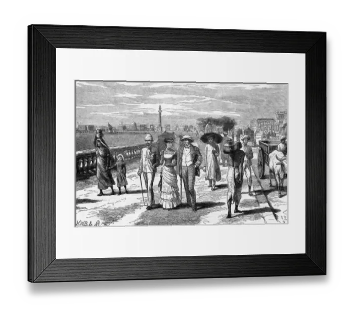 Framed Print : Kolkata - View from roof of Museum - north Framed Print : Kolkata - View from roof of Museum - north