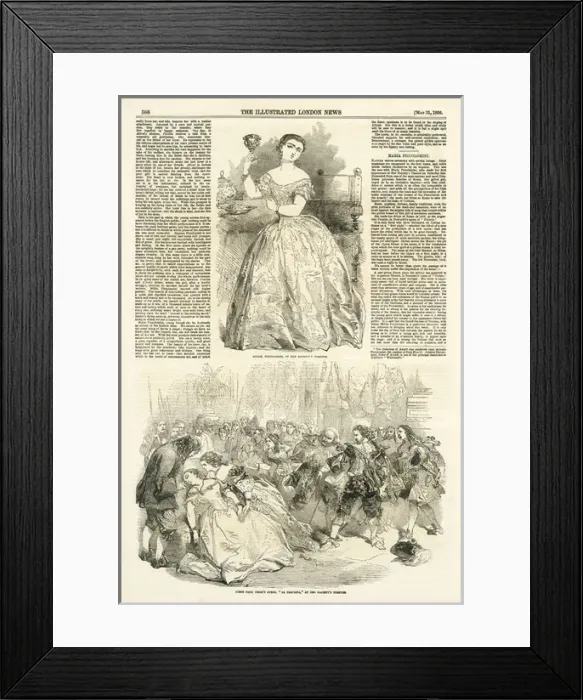 Framed Print : May 31st 1856 p588 Illustrated London News Framed Print : May 31st 1856 p588 Illustrated London News