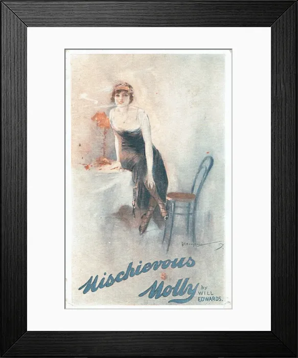 Framed Print : Mischievious Molly by Will Edwards Framed Print : Mischievious Molly by Will Edwards