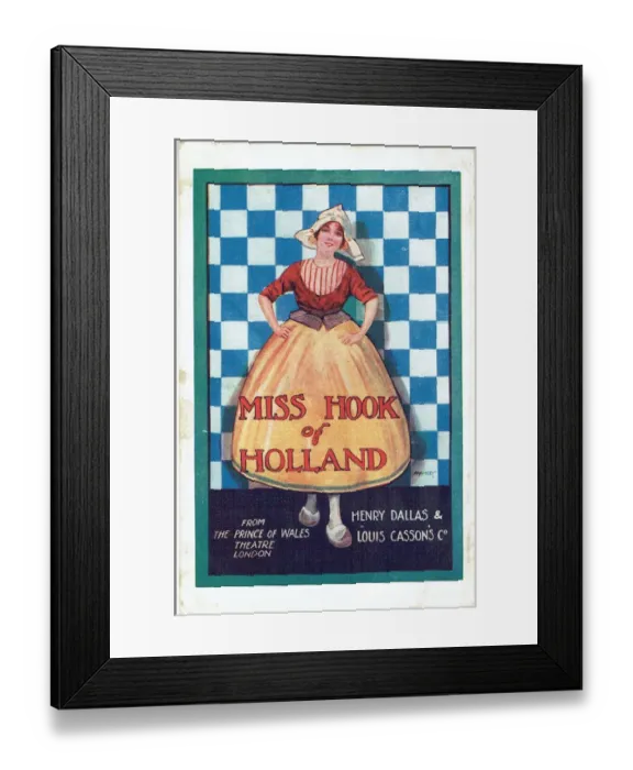 Framed Print : Miss Hook Of Holland by Paul Rubens & Austin Hurgon Framed Print : Miss Hook Of Holland by Paul Rubens & Austin Hurgon