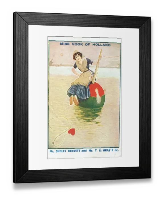 Framed Print : Miss Hook Of Holland by Paul Rubens & Austin Hurgon Framed Print : Miss Hook Of Holland by Paul Rubens & Austin Hurgon