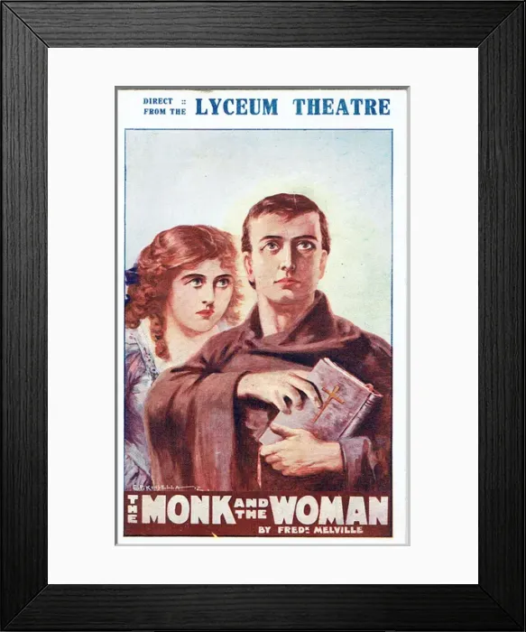 Framed Print : The Monk And The Woman by Frederick Melville Framed Print : The Monk And The Woman by Frederick Melville