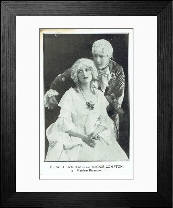 Framed Print : Monsieur Beaucaire by Booth Tarkington & E G Sutherland Framed Print : Monsieur Beaucaire by Booth Tarkington & E G Sutherland