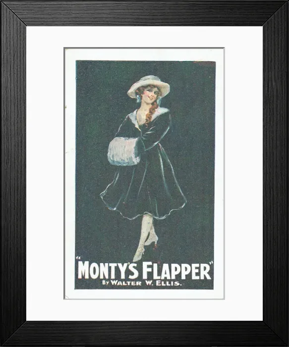 Framed Print : Montys Flapper by Walter W Ellis Framed Print : Montys Flapper by Walter W Ellis