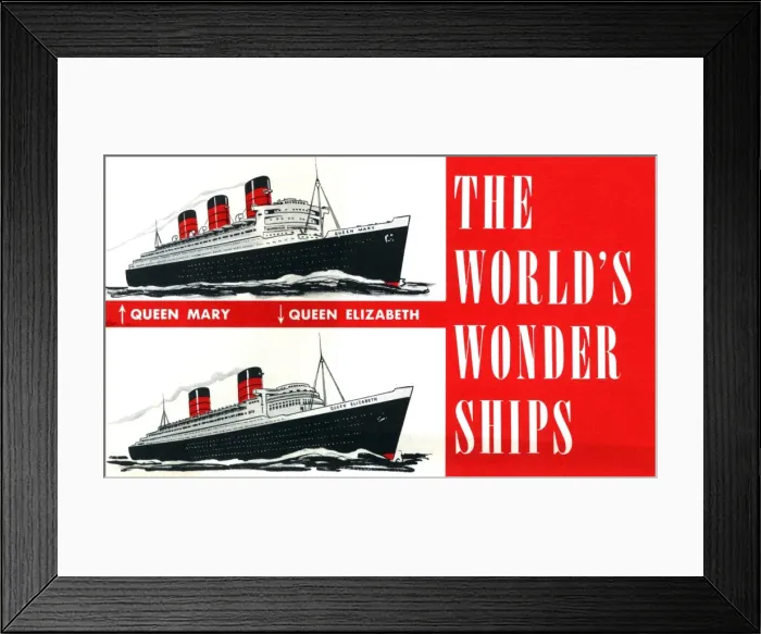 Framed Print : Cover design, The Worlds Wonder Ships Framed Print : Cover design, The Worlds Wonder Ships