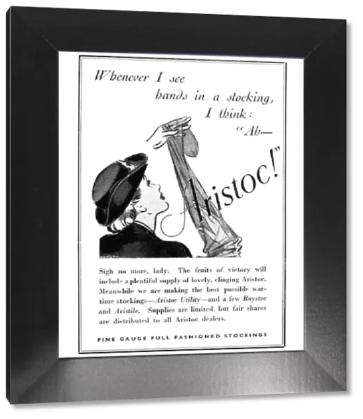Aristoc WWII stockings advertisement - rayon