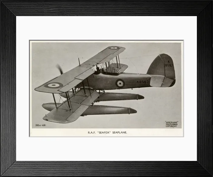 Framed Print : RAF Seafox Seaplane Framed Print : RAF Seafox Seaplane