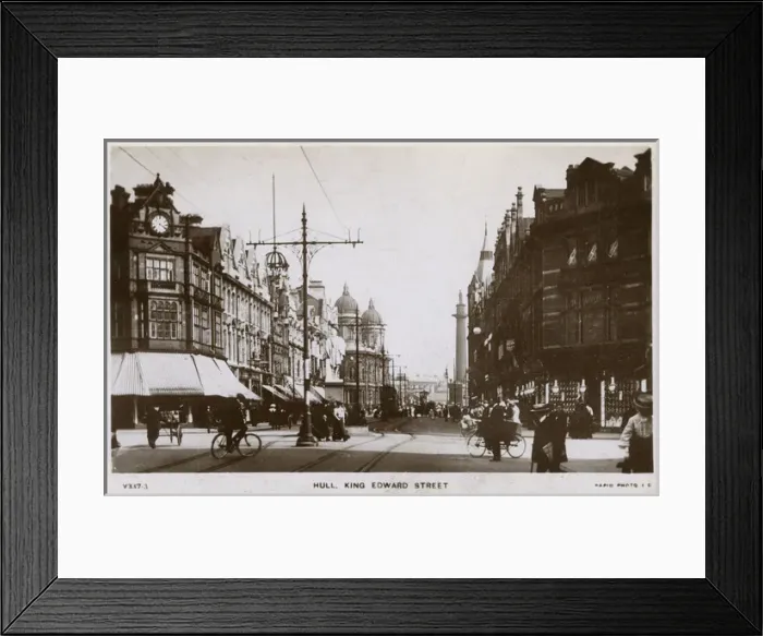 Framed Print : King Edward Street, Hull, East Riding of Yorkshire Framed Print : King Edward Street, Hull, East Riding of Yorkshire
