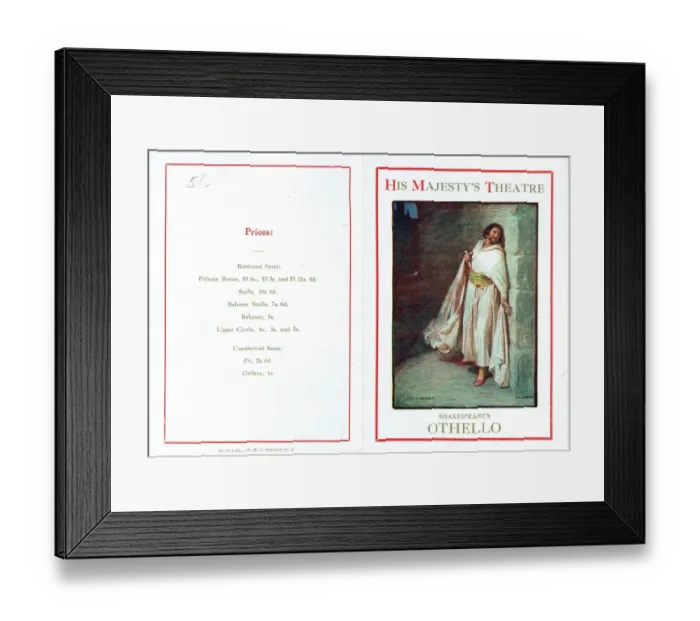 Framed Print : Othello by William Shakespeare Framed Print : Othello by William Shakespeare