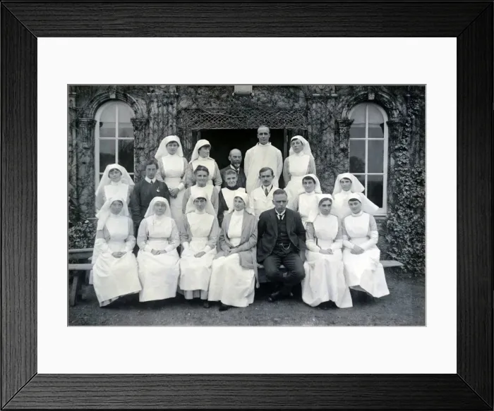 Framed Print : VAD staff, Quex Park Framed Print : VAD staff, Quex Park