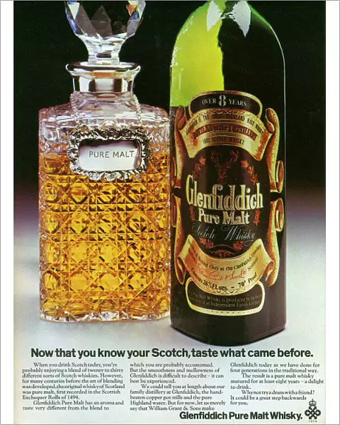 Glenfiddich advertisement, 1974