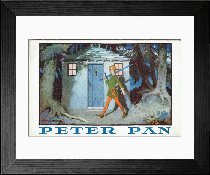 Framed Print : Peter Pan by J M Barrie Framed Print : Peter Pan by J M Barrie
