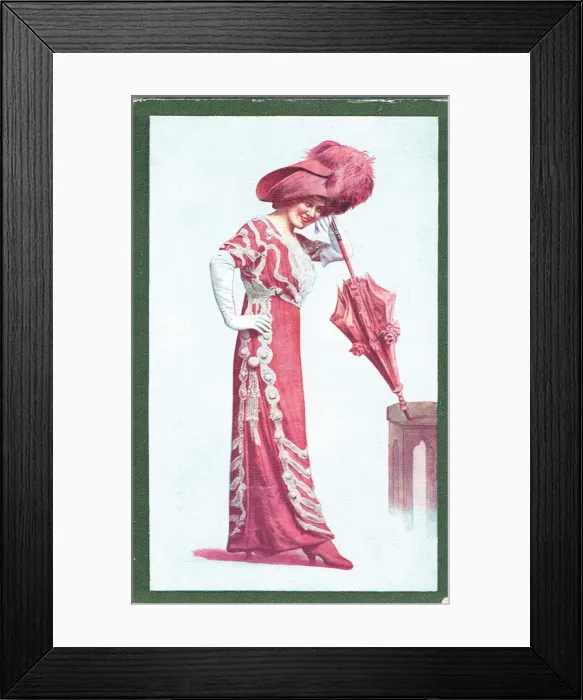 Framed Print : The Pink Lady by C Ms McLellan