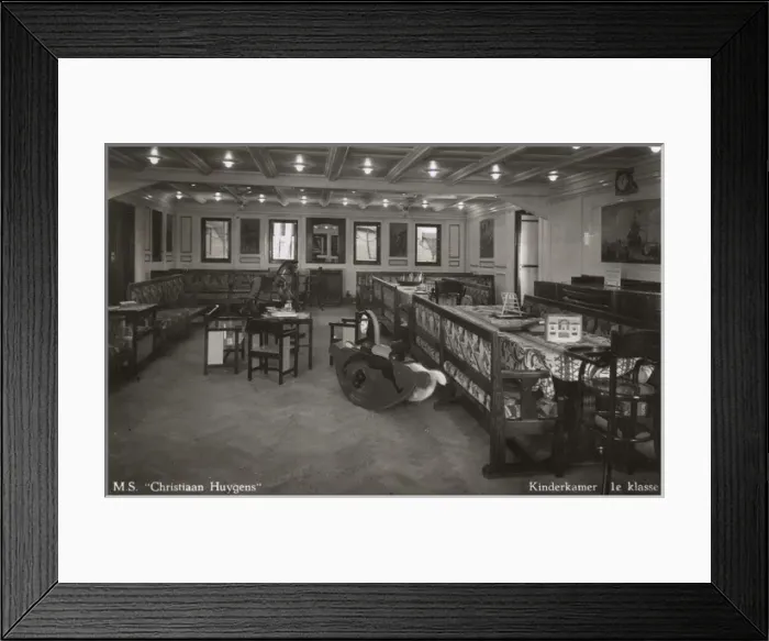 Framed Print : Nursery on board MV Christiaan Huygens ocean liner Framed Print : Nursery on board MV Christiaan Huygens ocean liner