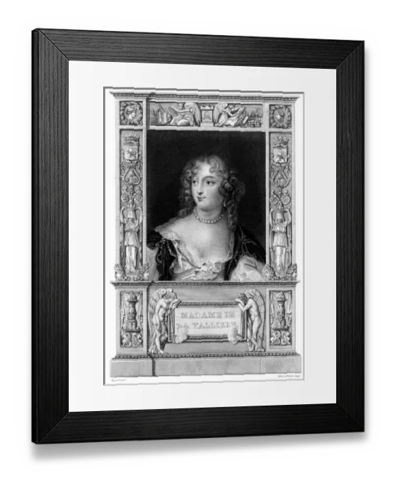 Framed Print : Louise de la Valliere Framed Print : Louise de la Valliere