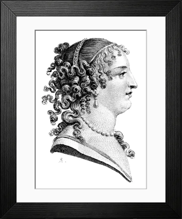 Framed Print : Louise de La Valliere Framed Print : Louise de La Valliere