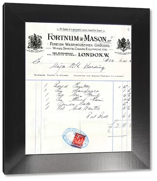 Stationery, Fortnum & Mason Ltd, London
