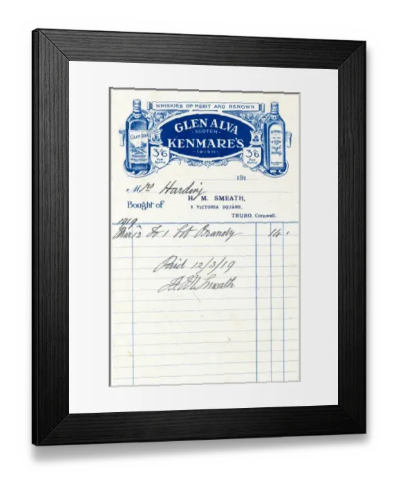 Framed Print : Stationery, H M Smeath, Truro, Cornwall Framed Print : Stationery, H M Smeath, Truro, Cornwall