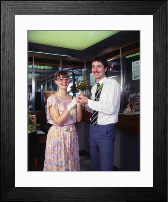 Framed Print : Couple taking part in Helston Floral Dance, Cornwall Framed Print : Couple taking part in Helston Floral Dance, Cornwall