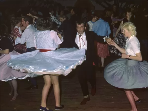 Young people at a Rock and Roll dance, Cornwall