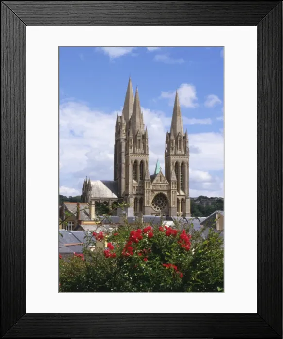 Framed Print : View of Truro Cathedral, Truro, Cornwall Framed Print : View of Truro Cathedral, Truro, Cornwall